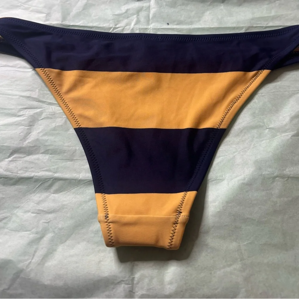 NWOT Aerie Women’s Blue and Gold Swim BIKINI